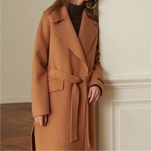 New W Concept Lookast Look Cast Camel Coat